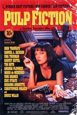 Theatrical release poster for Pulp Fiction